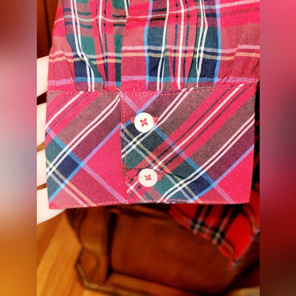 NTW-❤️-Vineyard Vines-Tartan Red Shirt Dress - Picture 3 of 8